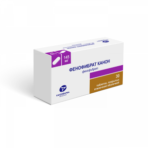 Фенофибрат-Канон таблетки ппо 145мг №30 Купить  Фенофибрат-Канон таблетки ппо 145мг №30