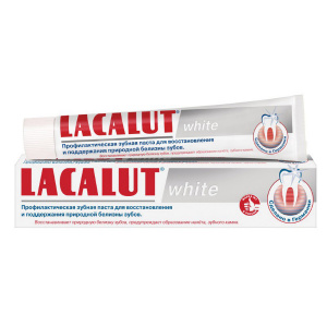 Lacalut White зубная паста 50мл Купить  Lacalut White зубная паста 50мл