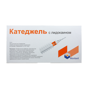 Катеджель с Лидокаином гель шпр 12,5г №25 Купить Катеджель с Лидокаином гель шпр 12,5г №25