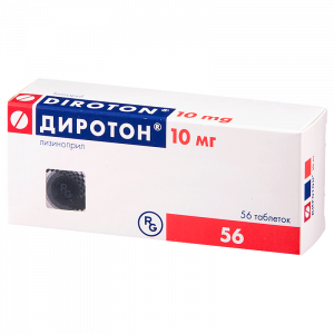 Диротон таб 10мг №56 Купить Диротон таб 10мг №56