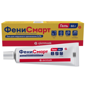 Фенисмарт гель д/наружн примен 0,1% 50г Купить  Фенисмарт гель д/наружн примен 0,1% 50г