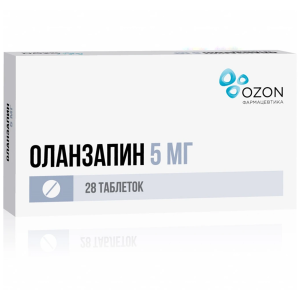 Оланзапин таб ппо 5мг №28 Купить  Оланзапин таб ппо 5мг №28