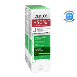 Vichy Dercos Шампунь-уход интенсивный против перхоти для сухих волос, 200мл 2 шт Купить Vichy Dercos Шампунь-уход интенсивный против перхоти для сухих волос, 200мл 2 шт