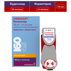 Симбикорт Рапихалер пор д/инг доз 160мкг+4,5мкг 120ДОЗ Купить Симбикорт Рапихалер пор д/инг доз 160мкг+4,5мкг 120ДОЗ