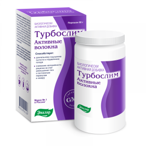 Турбослим активные волокна банка 60г Купить Турбослим активные волокна банка 60г