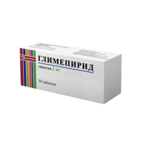 Глимепирид таб 2мг №30 Купить Глимепирид таб 2мг №30