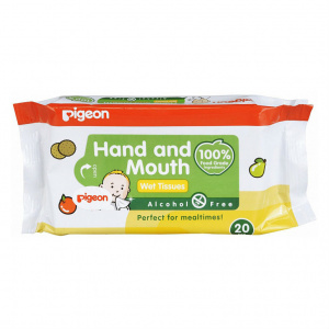 Pigeon салфетки влажные детские №20 Купить Pigeon салфетки влажные детские №20