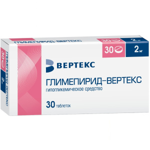 Глимепирид таб 2мг №30 Купить Глимепирид таб 2мг №30