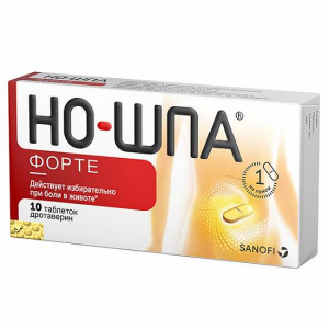 Но-шпа Форте таблетки 80мг №10 Купить Но-шпа Форте таблетки 80мг №10