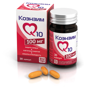 Коэнзим Q-10  капс 100мг №30 Купить  Коэнзим Q-10  капс 100мг №30