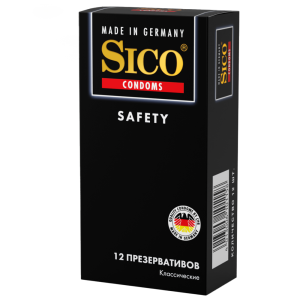 Sico Safety презервативы классические 12 шт. Купить Sico Safety презервативы классические 12 шт.