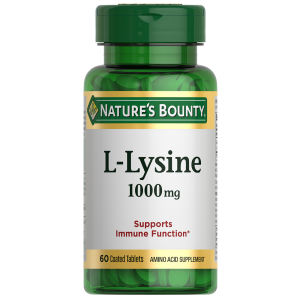 Nature's Bounty L-Лизин таб 1000мг №60 Купить Nature's Bounty L-Лизин таб 1000мг №60