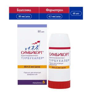 Симбикорт Турбухалер порошок д/инг доз 80мкг+4,5мкг 60ДОЗ Купить Симбикорт Турбухалер порошок д/инг доз 80мкг+4,5мкг 60ДОЗ