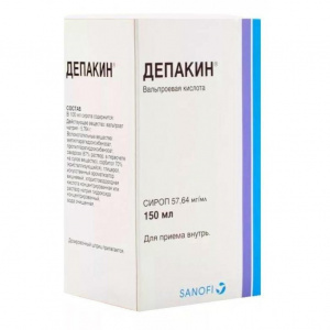 Депакин сироп 57,64мг/мл 150мл Купить  Депакин сироп 57,64мг/мл 150мл