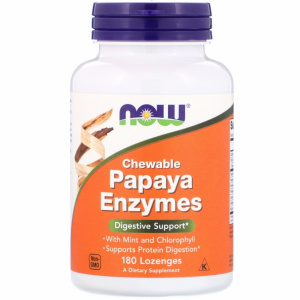 Now Foods Энзимы Папайи таб жев №180 Купить  Now Foods Энзимы Папайи таб жев №180