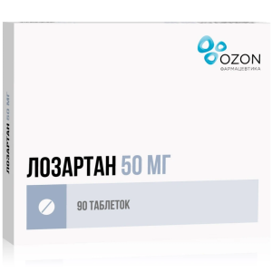 Лозартан таб ппо 50мг №90 Купить  Лозартан таб ппо 50мг №90