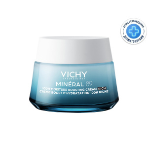 Vichy Mineral 89 Интенсивно увлажняющий крем 100ч для сухой кожи 50мл Купить Vichy Mineral 89 Интенсивно увлажняющий крем 100ч для сухой кожи 50мл