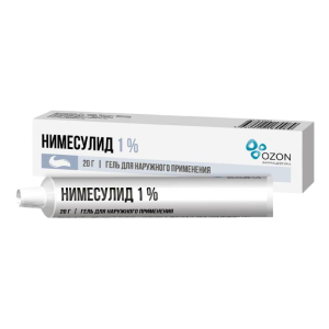 Нимесулид 1 % 20 г гель Купить  Нимесулид 1 % 20 г гель