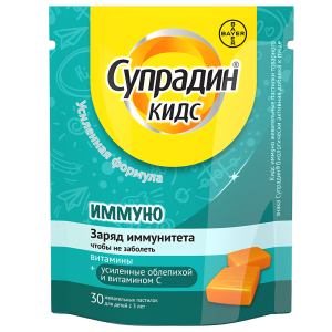 Супрадин Кидс Иммуно пастилки жев 5г №30 Купить Супрадин Кидс Иммуно пастилки жев 5г №30