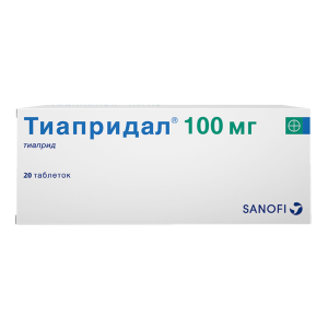 Тиапридал таблетки 100мг №20 Купить  Тиапридал таблетки 100мг №20