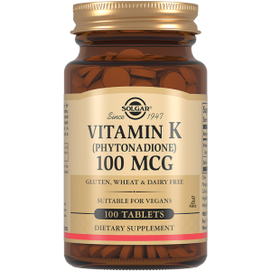 Solgar Витамин К1 таб №100 Купить Solgar Витамин К1 таб №100