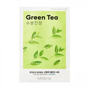 Missha Airy Fit 19 г маска для лица для сухой кожи с экстрактом зеленого чая успокаивающая Купить Missha Airy Fit 19 г маска для лица для сухой кожи с экстрактом зеленого чая успокаивающая
