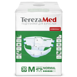 TerezaMed Medium Normal 30 шт подгузники для взрослых размер M Купить TerezaMed Medium Normal 30 шт подгузники для взрослых размер M