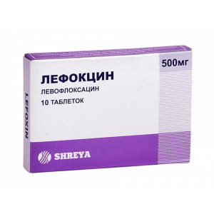 Купить  Лефокцин таб ппо 500мг №10