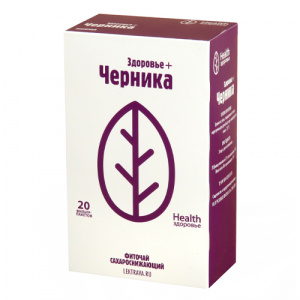 Купить  Фиточай Здоровье + Черника №20