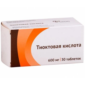 Купить  Тиоктовая Кислота таб ппо 600мг №30