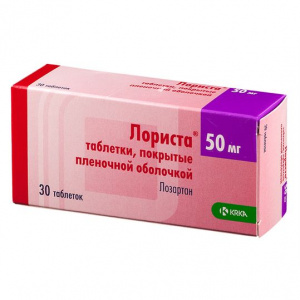 Купить  Лориста таблетки ппо 50мг №30
