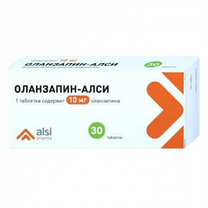 Купить  Оланзапин таб 10мг №30