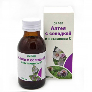 Купить  Алтей сироп 100мл с солодкой и витамин С