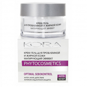 Купить  Кора  гель-крем 50мл д/проблемной кожи матир