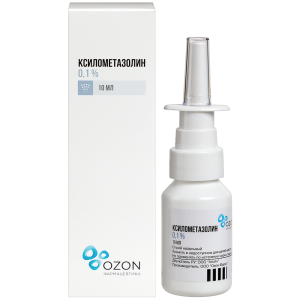 Купить  Ксилометазолин спрей наз 0,1% 10мл