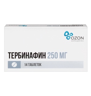 Купить  Тербинафин 250 мг 14 шт таблетки