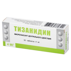 Купить  Тизанидин 4 мг 30 шт таблетки