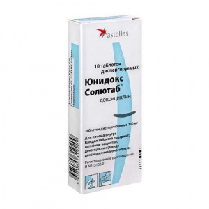 Купить  Юнидокс Солютаб таб дисперг 100мг №10