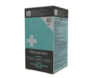 Купить  Меновазин р-р д/наруж примен спирт фл 40мл (пластик)