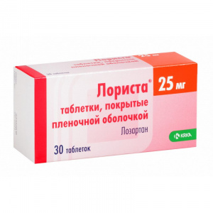Купить  Лориста таблетки ппо 25мг №30
