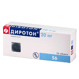 Купить  Диротон таб 20мг №56