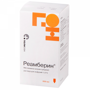 Реамберин раствор д/инф 1,5% 200мл