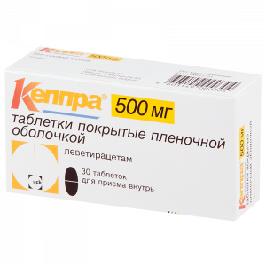 Купить  Кеппра таб ппо 500мг №30