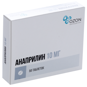 Купить  Анаприлин таб 10мг №50