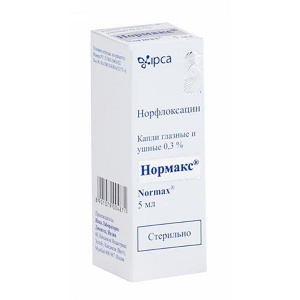 Купить  Нормакс капли глазные  и ушн 0,3% 5мл