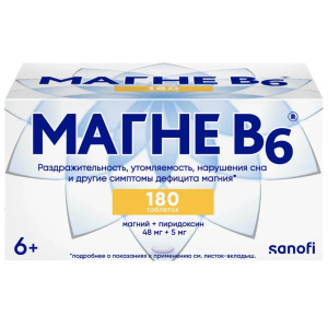 Магне В6 таб по №180