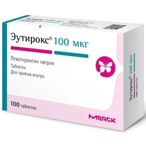 Эутирокс таб 100мкг №100