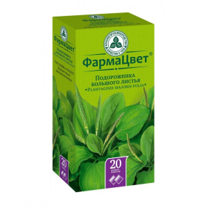 Купить  Подорожник листья фильтр-пак 1,5г №20