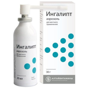 Купить  Ингалипт аэрозоль д/местн примен 30мл