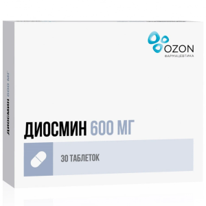 Купить  Диосмин таблетки ппо 600мг №30